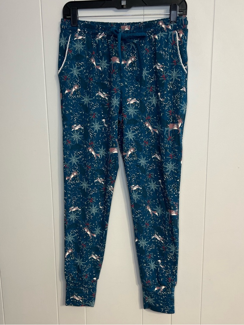 Fat Face Ellie Woodland Creature‎ Print Pajama Leggings Size 6 NWT